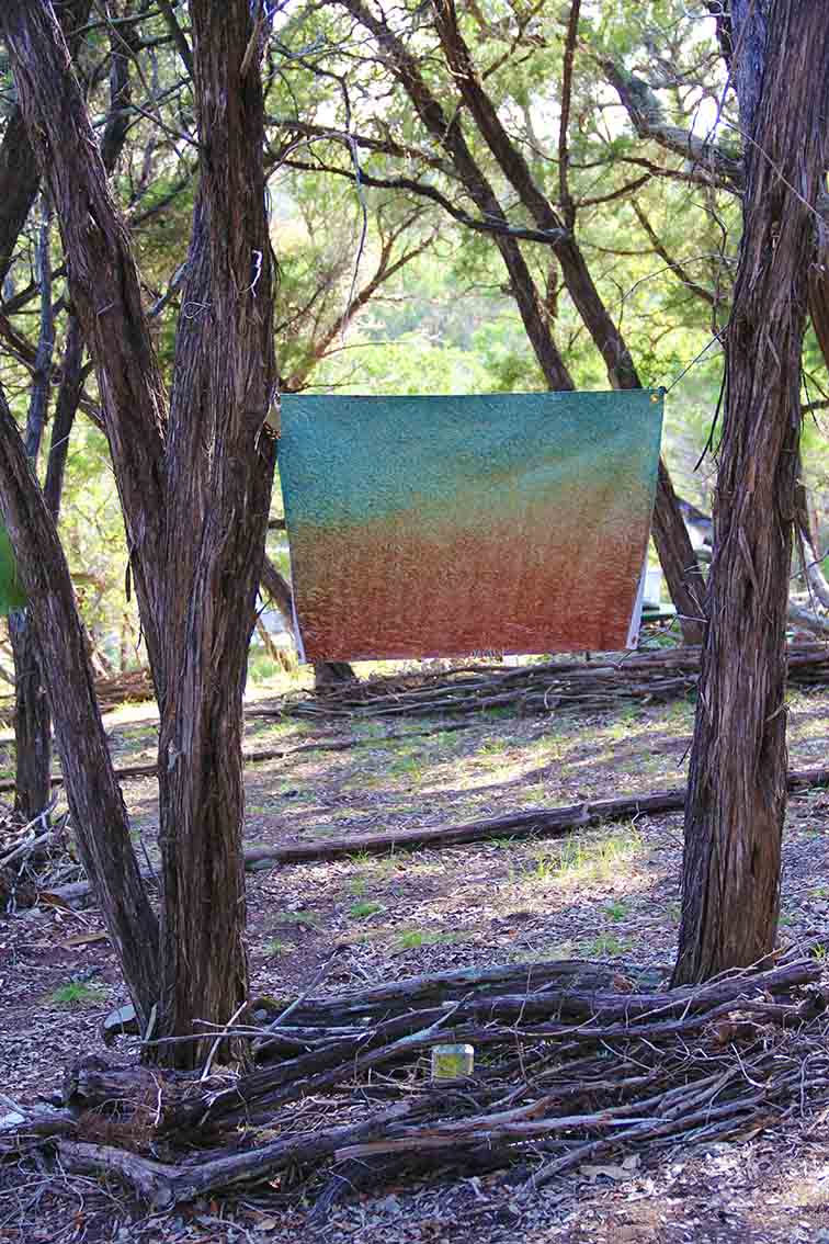 Picture of Austin Art Exhibition 2021 in the middle of nature in the Texas Hill Country